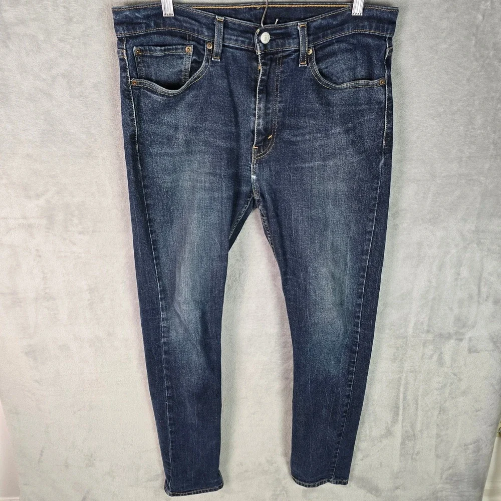 Levis 510 Skinny Fit Jeans Mens 34x34 Dark Wash Indigo Stretch‎ Denim 05510-0721